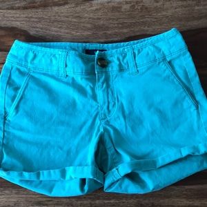 Turquoise American Eagle shorts